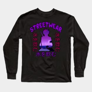 Streetwear - Rare Japanese Vaporwave Aesthetic Long Sleeve T-Shirt